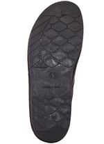 Pantolette mit anatomisch geformten Tieffussbett SCHWARZ-BORDEAUX-GRAU