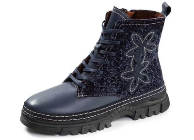 Gemini, modische Damen-Stiefeletten, Winterschuhe, Weite G, mit herausnehmbarem Fussbett 