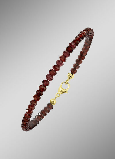 Armband mit echt Rhodolith - ein Highlight für Ihr Handgelenk! 