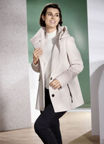 Jacke mit abnehmbarer Kapuze