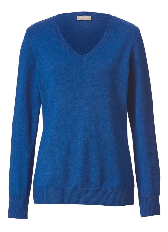Pullover mit Modal-Anteil BLAU