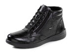 GINO GALANTE, gefütterte Herren-Boots, Winterschuhe, mit Reissverschluss SCHWARZ