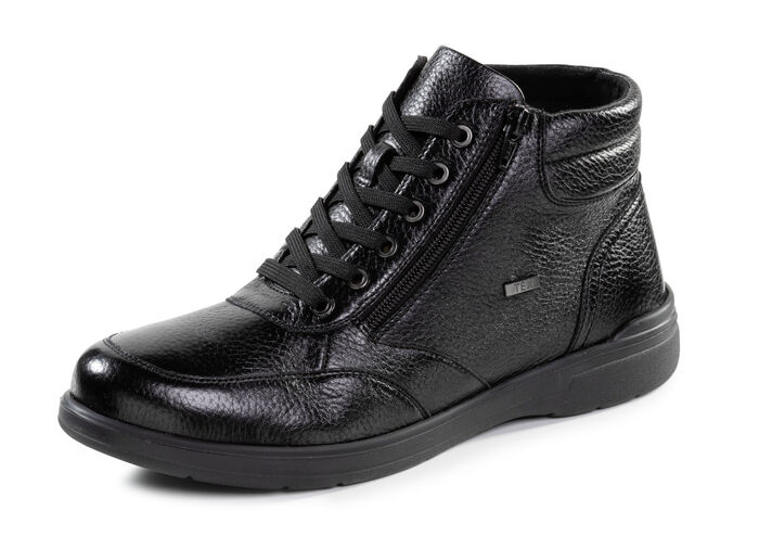 GINO GALANTE, gefütterte Herren-Boots, Winterschuhe, mit Reissverschluss SCHWARZ