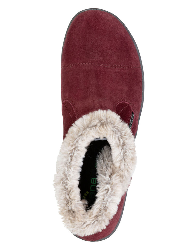 ELENA EDEN, gefütterte Damen-Boots, Winterschuhe, Weite G, mit herausnehmbarem Fussbett BORDEAUX