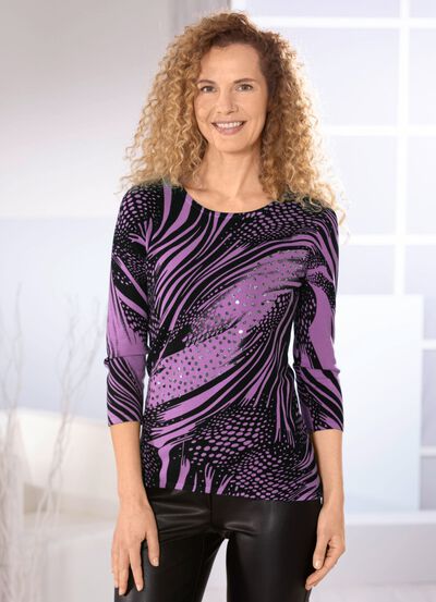 Pullover mit Paillettenzier 