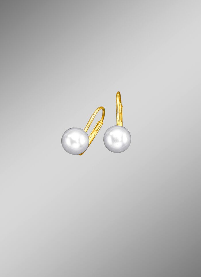 Ohrringe mit Süsswasser-Zuchtperlen 