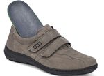 Waldläufer, bequeme Herren-Slipper, Weite H, mit herausnehmbarem Fussbett GRAFIT