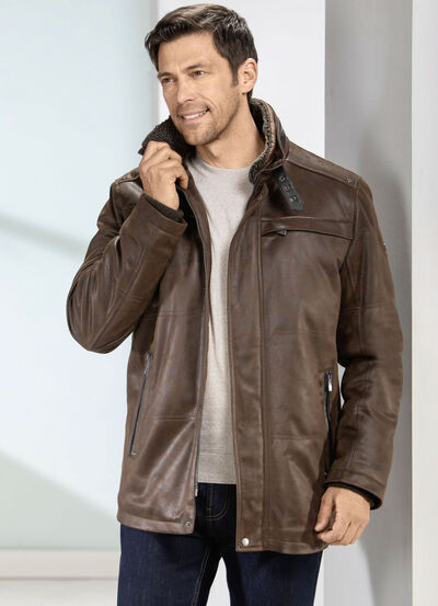 Lederimitatjacke 