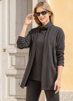 Shirtjacke in l&auml;ssiger Form 