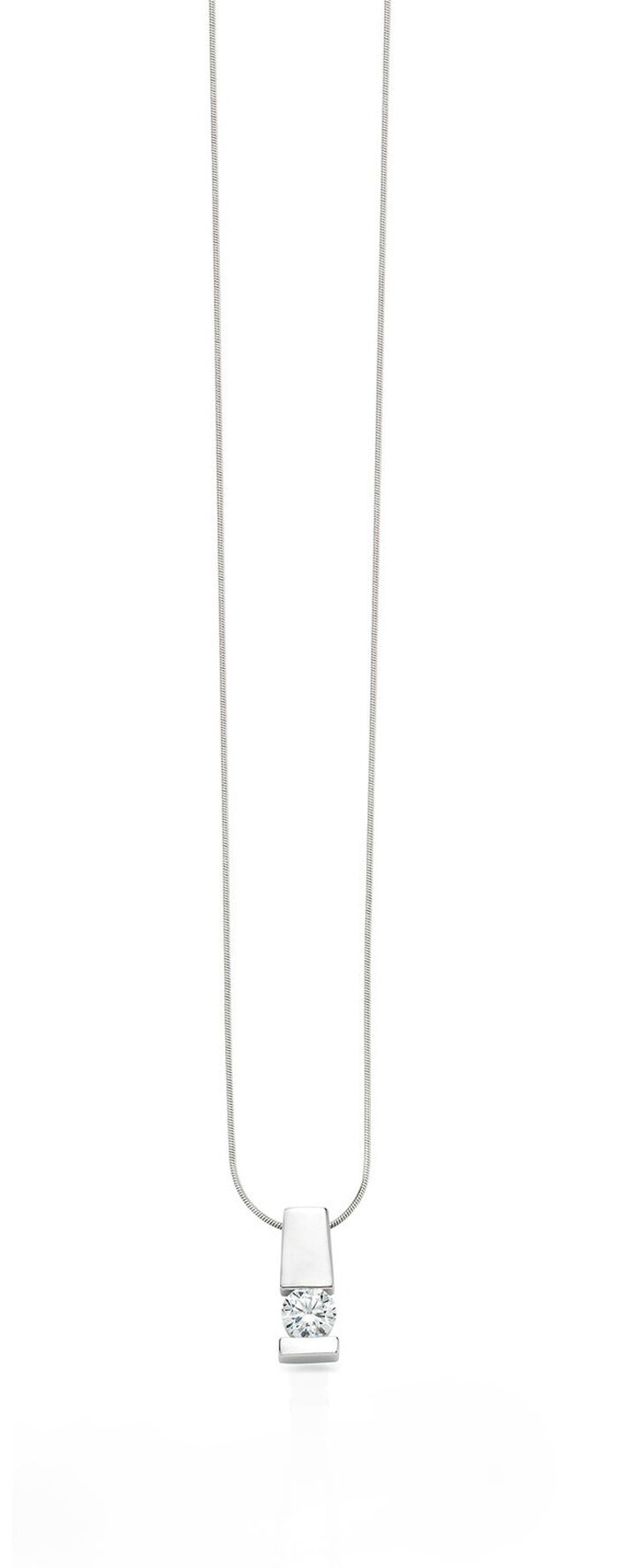 Edler Anh&auml;nger in Weissgold mit Brillant 