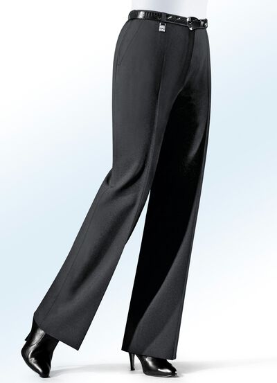 Hose in angesagter Marlene-Form in 6 Farben 