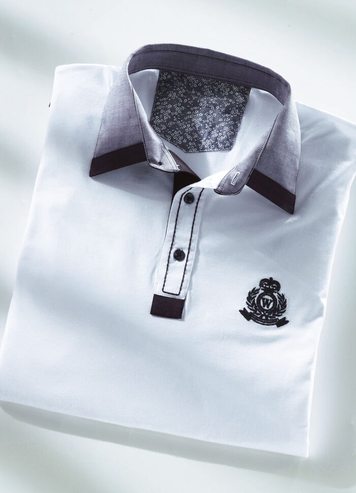 Poloshirt in 3 Farben WEISS