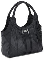 Patchwork-Tasche aus Nappaleder  