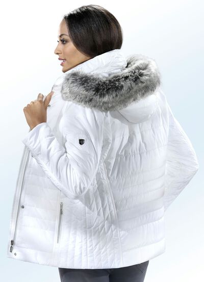Jacke mit abnehmbarer Kapuze 