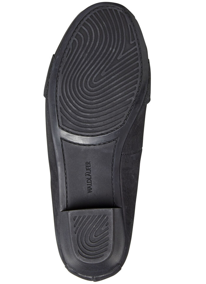 Waldläufer, bequeme Damen-Pumps, Weite K, mit herausnehmbarem Fussbett SCHWARZ
