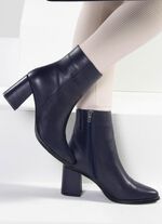 Andrea Conti Stiefelette mit seitlich eingesetztem Gummizug DUNKELBLAU