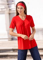 Shirt mit Kellerfalte in 2 Farben 