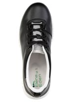 ELENA EDEN, stylische Damen-Sneaker, Weite G, mit herausnehmbarem Fussbett SCHWARZ-ALTSILBER