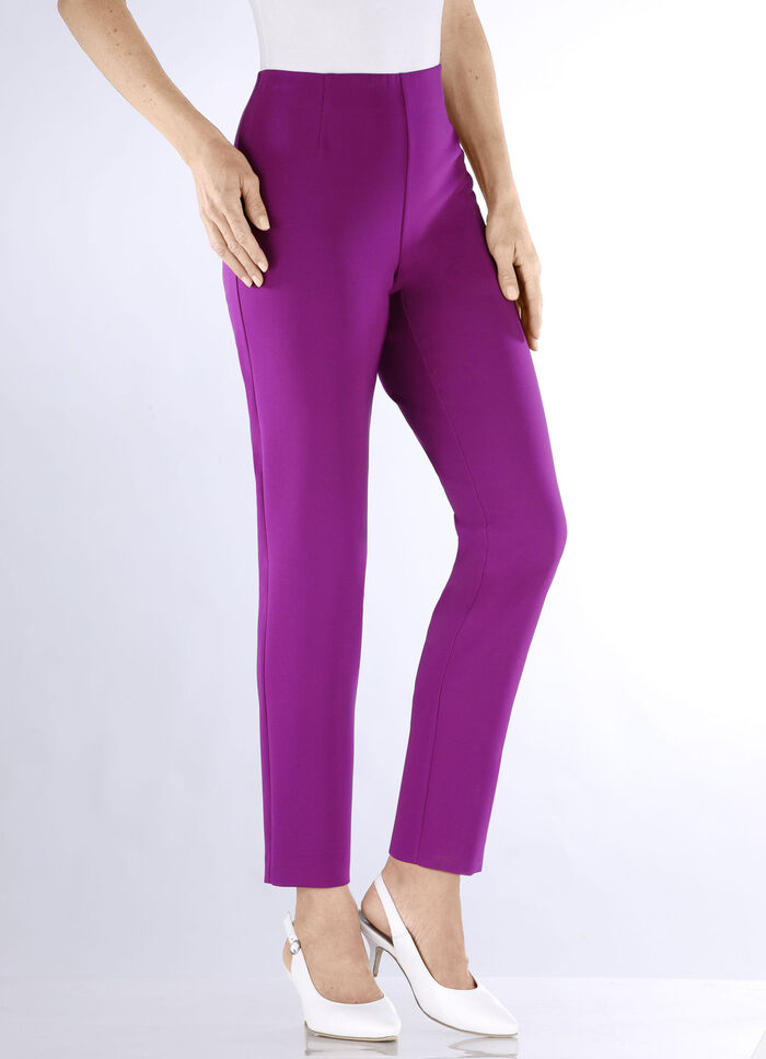 Kn&ouml;chellange Hose mit angeschnittenem Bund FUCHSIA