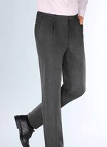 &laquo;Klaus Modelle&raquo;-Edeljeans mit Bundfalten in 2 Farben 