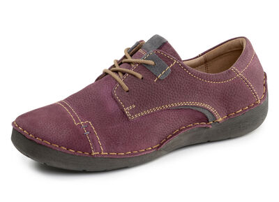 Josef Seibel, klassische Damen-Schnürschuhe, Weite G, mit herausnehmbarem Fussbett 