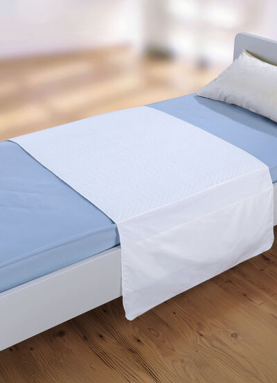 Inkontinenz-Unterlage mit wasserdichter und atmungsaktiver PU-Membran 