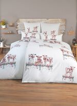 Polycotton-Bettw&auml;sche-Garnitur mit Reissverschluss 