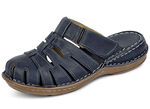 Gemini Clog aus schattiertem Rind-Nappaleder MARINE