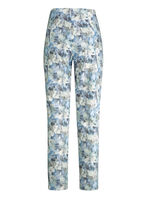 Hose mit floralem Allover-Dessin 