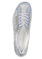 Remonte, bequeme Damen-Sneaker, Weite G, mit herausnehmbarem Fussbett HELLBLAU-SILBER