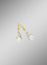 Ohrhaken mit Süsswasser-Zuchtperlen 