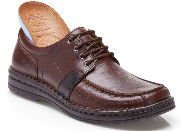 GINO GALANTE, schicke Herren- Schnürschuhe, mit herausnehmbarem Fussbett BURGUND