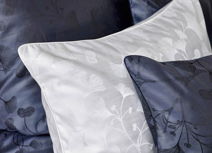 Hochwertige Mako-Brokat-Damast Bettwäsche-Garnitur 