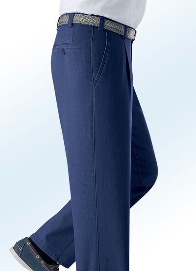 Unterbauch-Jeans mit G&uuml;rtel 