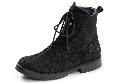 Waldl&auml;ufer, bequeme Damen-Stiefeletten, Weite G, mit herausnehmbarem Fussbett 