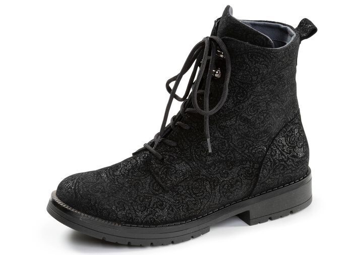 Waldl&auml;ufer, bequeme Damen-Stiefeletten, Weite G, mit herausnehmbarem Fussbett 