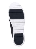 ELENA EDEN Sneaker aus Veloursleder und luftigem Textilmaterial MARINE