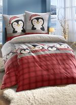 Feinbiber Bettw&auml;sche-Garnitur 