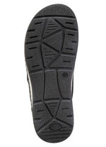 ELENA EDEN, bequeme Damen-Pantoletten, Weite H, mit herausnehmbarem Fussbett SCHWARZ