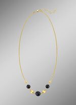 Halskette mit echt schwarzem Achat 