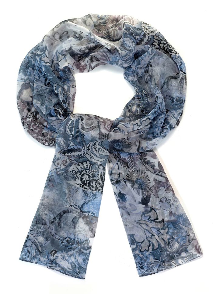 Schal mit Fantasiedessin 