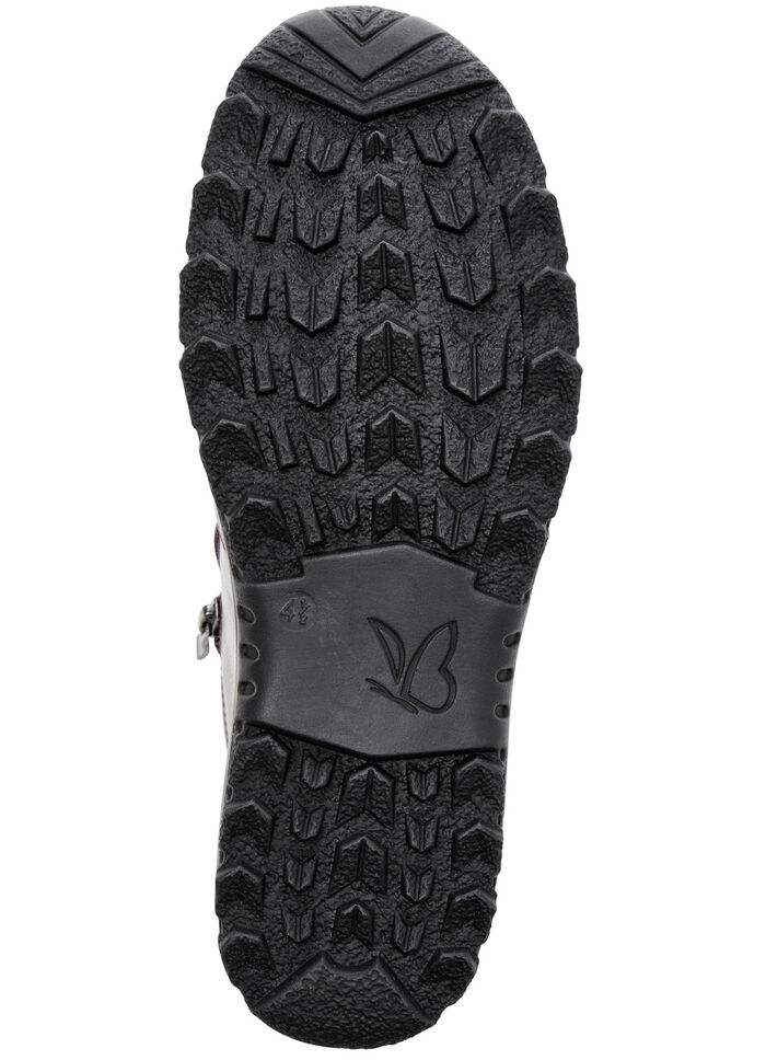 ELENA EDEN, gefütterte Damen-Boots, Winterschuhe, Weite H, mit Reissverschluss BORDEAUX