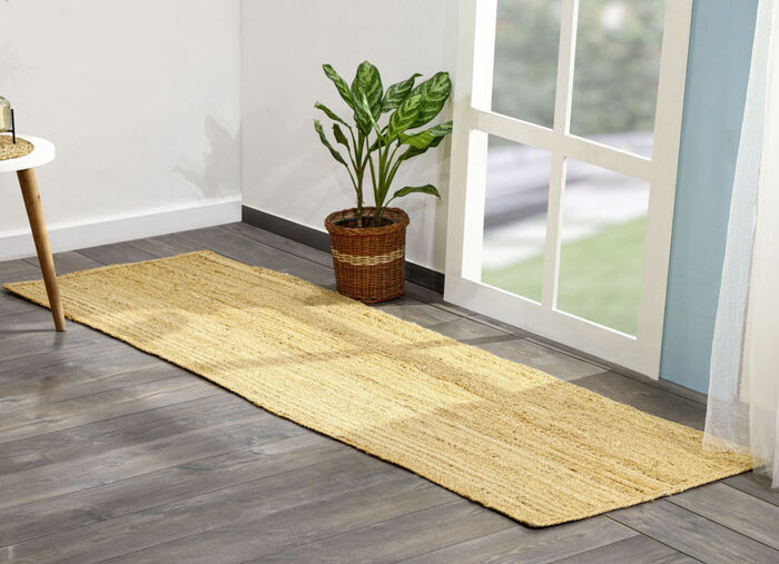 Teppiche und Brücken aus Jute 