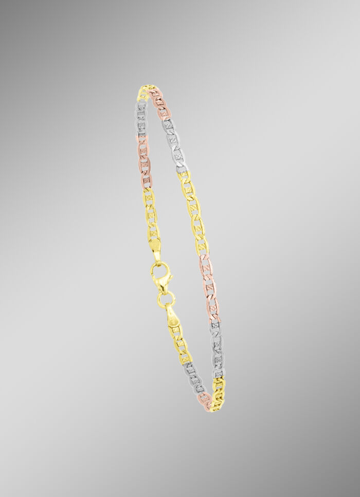 Elegante Garnitur in Tricolor, mit Karabiner