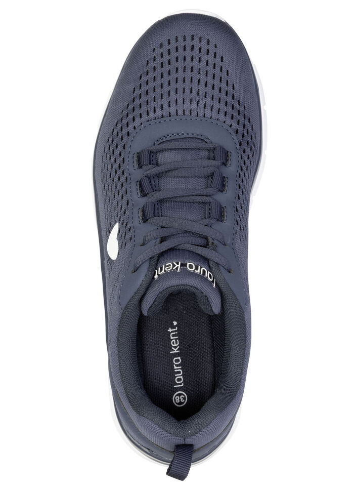 LAURA KENT, sommerliche Damen-Sneaker, mit herausnehmbarem Fussbett DUNKELBLAU