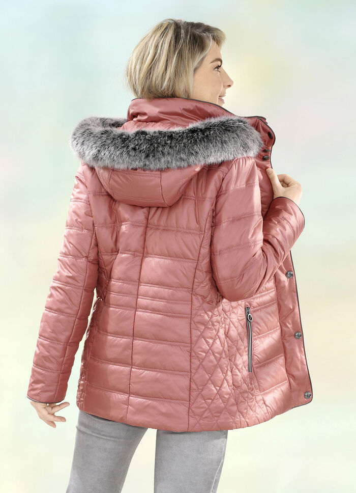 Jacke mit abnehmbarer Kapuze KÜRBIS