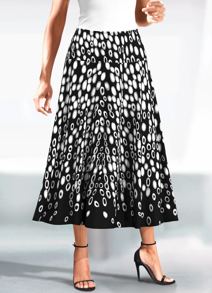 Rock mit ausdrucksstarker Dessinierung 