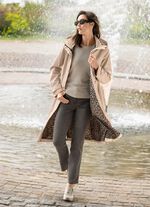 Mantel in leichter A-Linie 