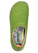 Gemini, komfortable Damen-Hausschuhe, Weite G, mit herausnehmbarem Fussbett GR&Uuml;N