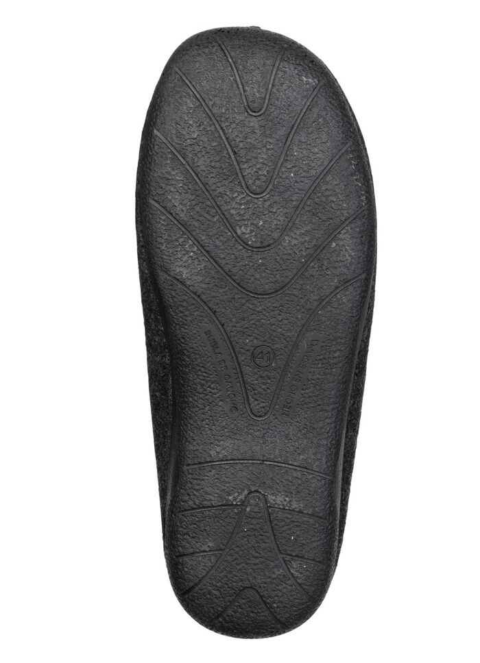 Klassische Herren-Hausschuhe, aus Wollfilz 